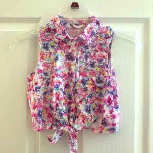 H&M Girls Floral Top